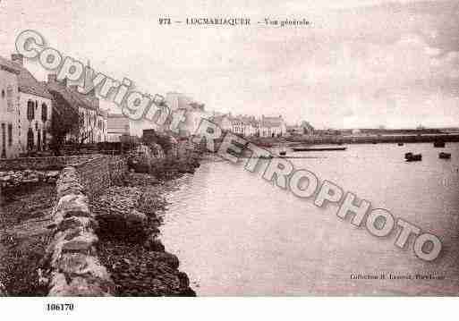 Ville de LOCMARIAQUER, carte postale ancienne