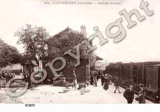 Ville de LUCSURMER, carte postale ancienne