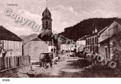 Ville de LUVIGNY, carte postale ancienne