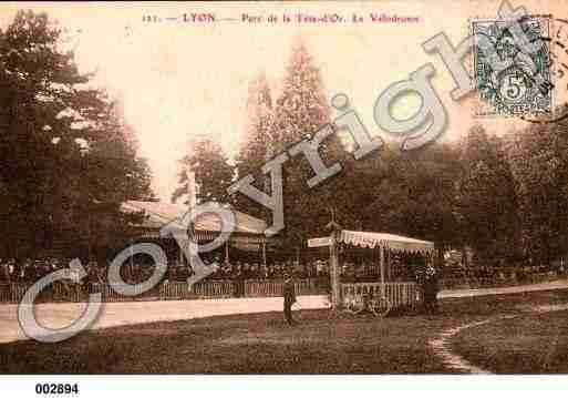 Ville de LYON, carte postale ancienne