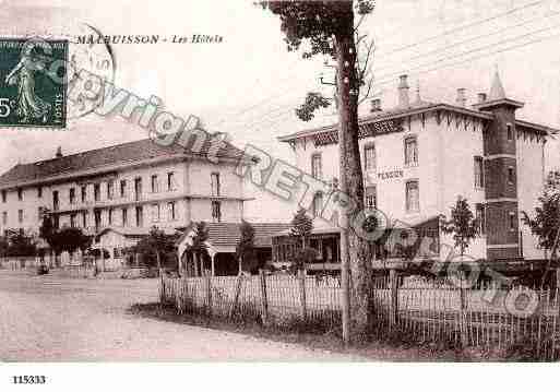 Ville de MALBUISSON, carte postale ancienne