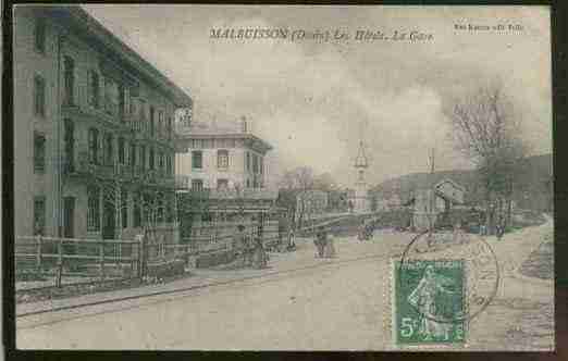 Ville de MALBUISSON, carte postale ancienne