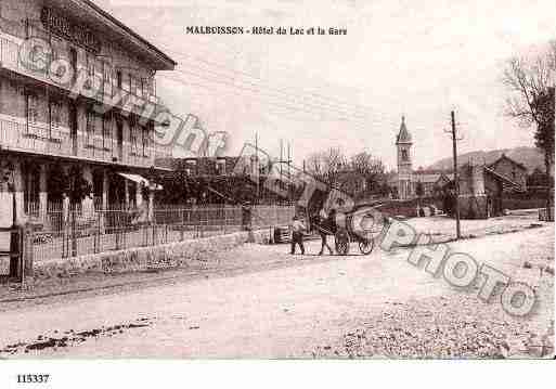 Ville de MALBUISSON, carte postale ancienne