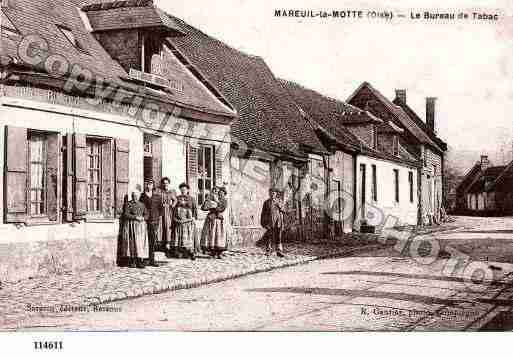 Ville de MAREUILLAMOTTE, carte postale ancienne