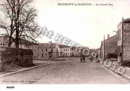 Ville de MAURUPTLEMONTOIS, carte postale ancienne