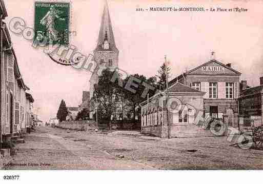 Ville de MAURUPTLEMONTOIS, carte postale ancienne