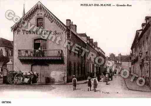 Ville de MESLAYDUMAINE, carte postale ancienne