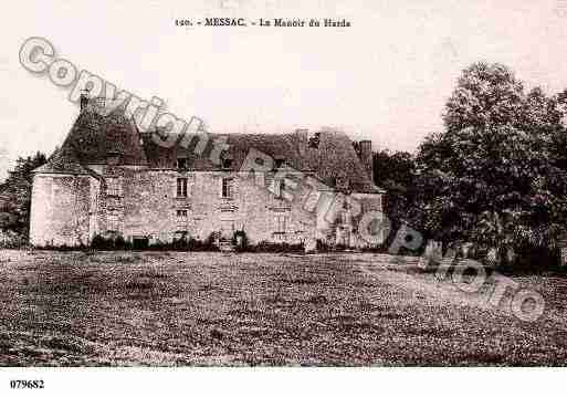 Ville de MESSAC, carte postale ancienne