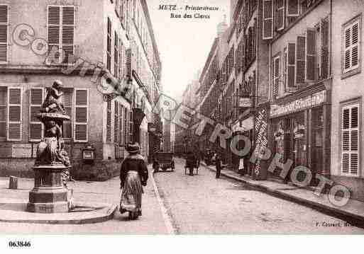 Ville de METZ, carte postale ancienne