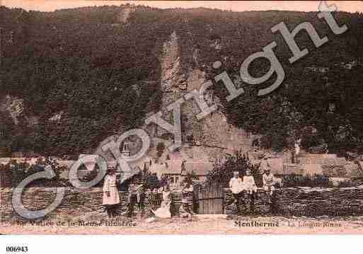 Ville de MONTHERME, carte postale ancienne