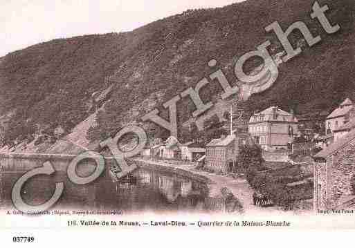 Ville de MONTHERME, carte postale ancienne