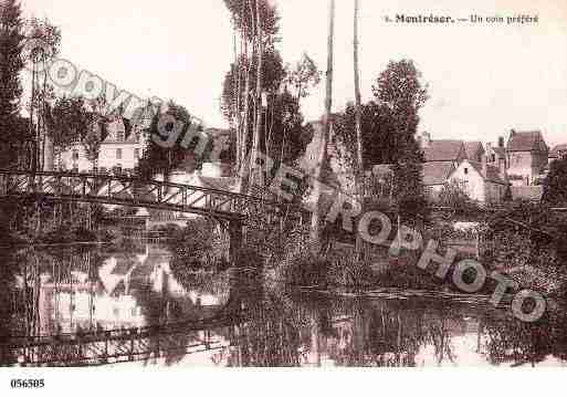 Ville de MONTRESOR, carte postale ancienne