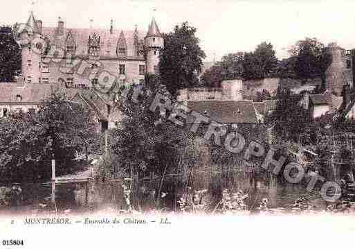 Ville de MONTRESOR, carte postale ancienne