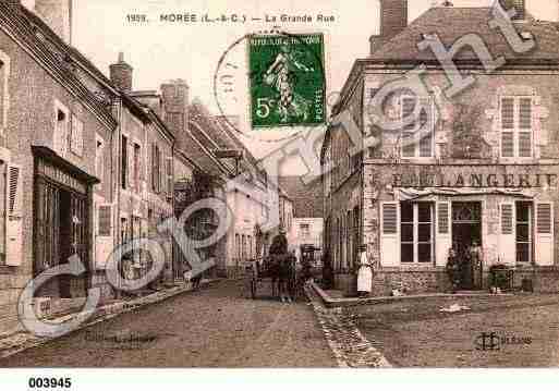 Ville de MOREE, carte postale ancienne