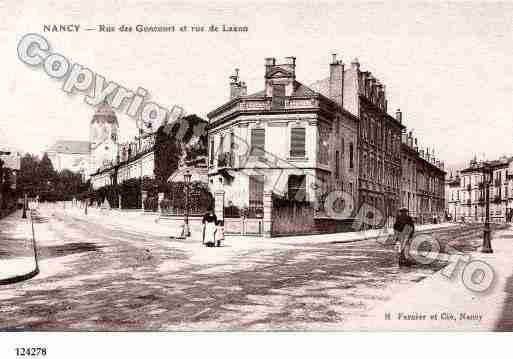 Ville de NANCY, carte postale ancienne