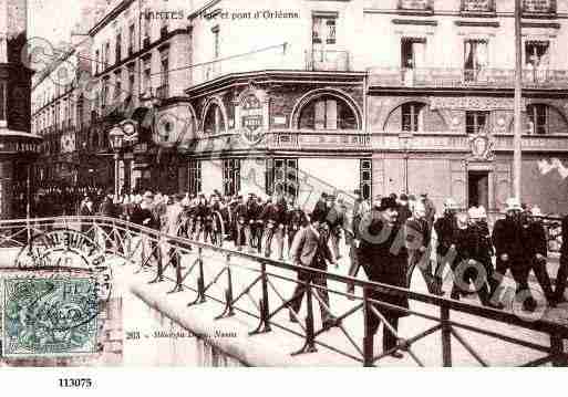 Ville de NANTES, carte postale ancienne