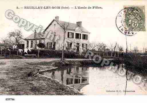 Ville de NEUILLAYLESBOIS, carte postale ancienne