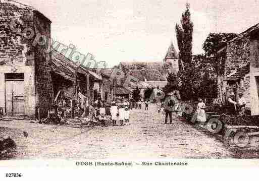 Ville de OUGE, carte postale ancienne