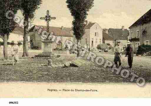 Ville de PAGNEY, carte postale ancienne