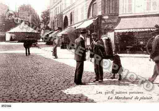 Ville de PARISVECU, carte postale ancienne