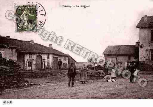 Ville de PARROY, carte postale ancienne