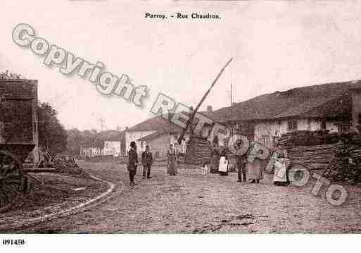 Ville de PARROY, carte postale ancienne