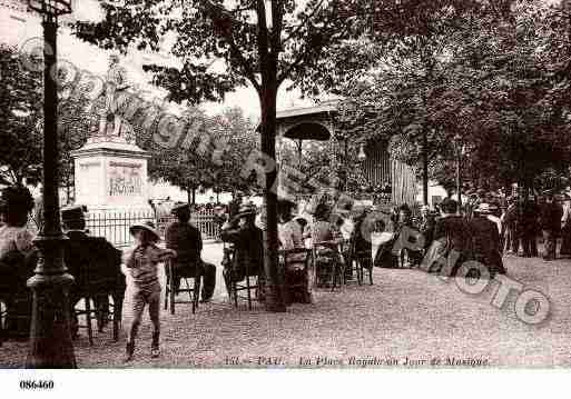 Ville de PAU, carte postale ancienne