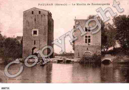 Ville de PAULHAN, carte postale ancienne