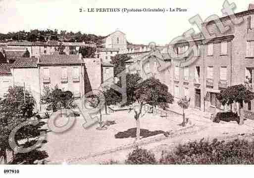 Ville de PERTHUS(LE), carte postale ancienne