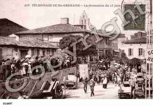 Ville de PIBRAC, carte postale ancienne