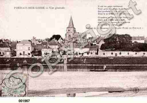 Ville de POUILLYSURLOIRE, carte postale ancienne Ville de POUILLYSURLOIRE, carte postale ancienne