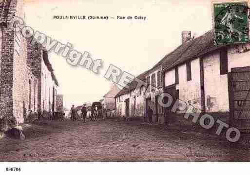 Ville de POULAINVILLE, carte postale ancienne