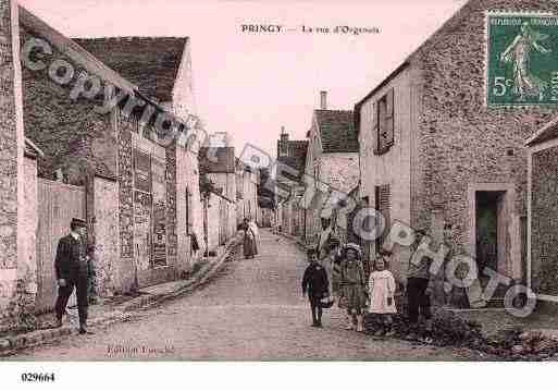 Ville de PRINGY, carte postale ancienne