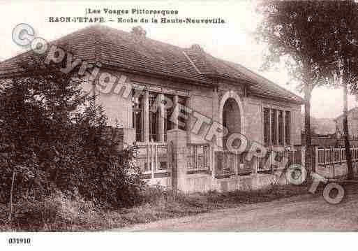 Ville de RAONL'ETAPE, carte postale ancienne