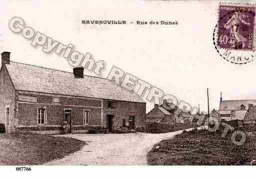 Ville de RAVENOVILLE, carte postale ancienne