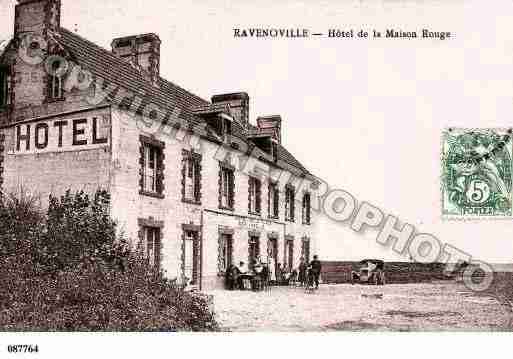 Ville de RAVENOVILLE, carte postale ancienne