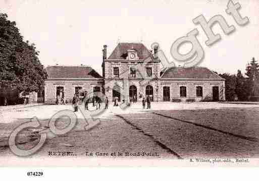 Ville de RETHEL, carte postale ancienne