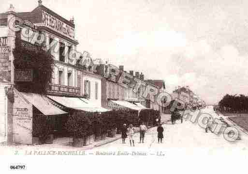 Ville de ROCHELLE(LA), carte postale ancienne