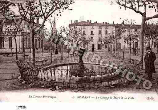 Ville de ROMANSSURISERE, carte postale ancienne