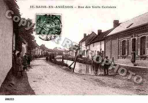 Ville de SAINSENAMIENOIS, carte postale ancienne