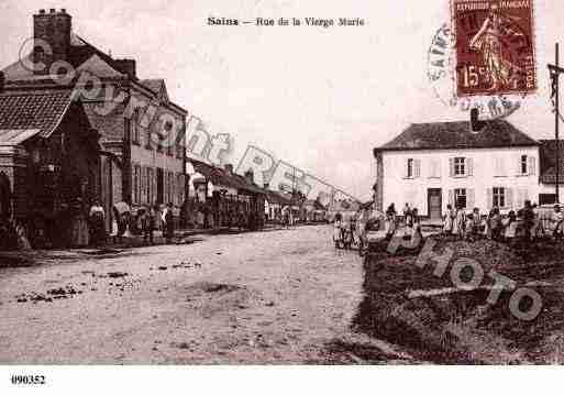 Ville de SAINSENAMIENOIS, carte postale ancienne