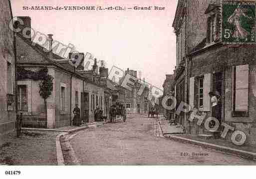 Ville de SAINTAMANDLONGPRE, carte postale ancienne