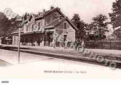 Ville de SAINTAMOUR, carte postale ancienne