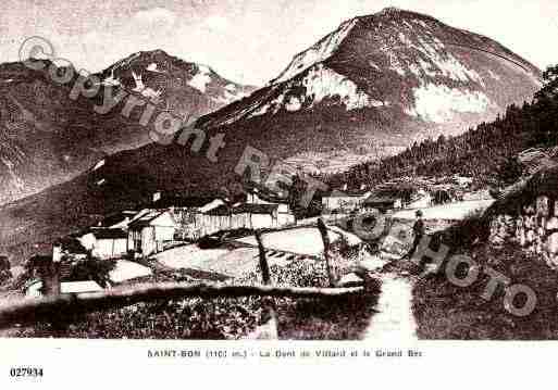 Ville de SAINTBONTARENTAISE, carte postale ancienne