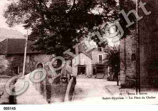 Ville de SAINTCYPRIEN, carte postale ancienne