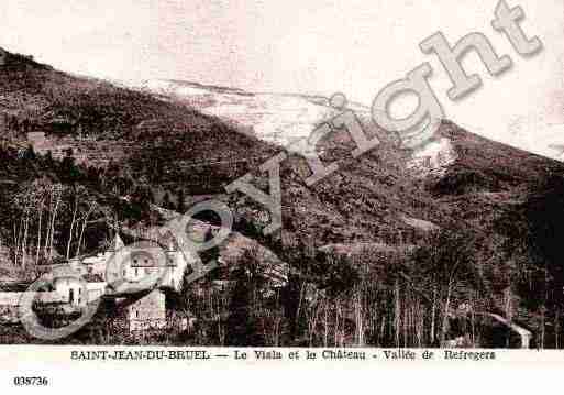 Ville de SAINTJEANDUBRUEL, carte postale ancienne