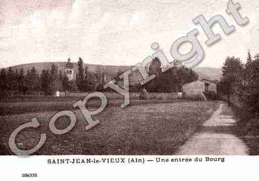 Ville de SAINTJEANLEVIEUX, carte postale ancienne