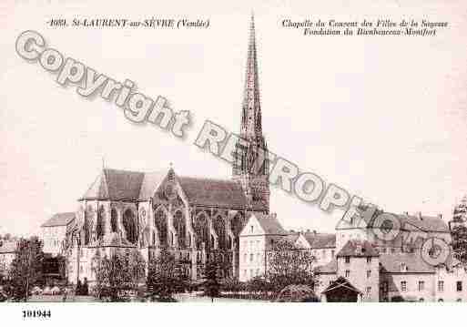 Ville de SAINTLAURENTSURSEVRE, carte postale ancienne