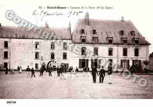 Ville de SAINTOMER, carte postale ancienne