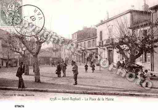 Ville de SAINTRAPHAEL, carte postale ancienne